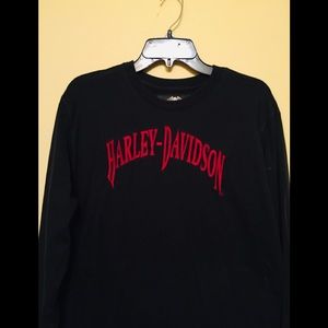 Long sleeve, heavy biker tee